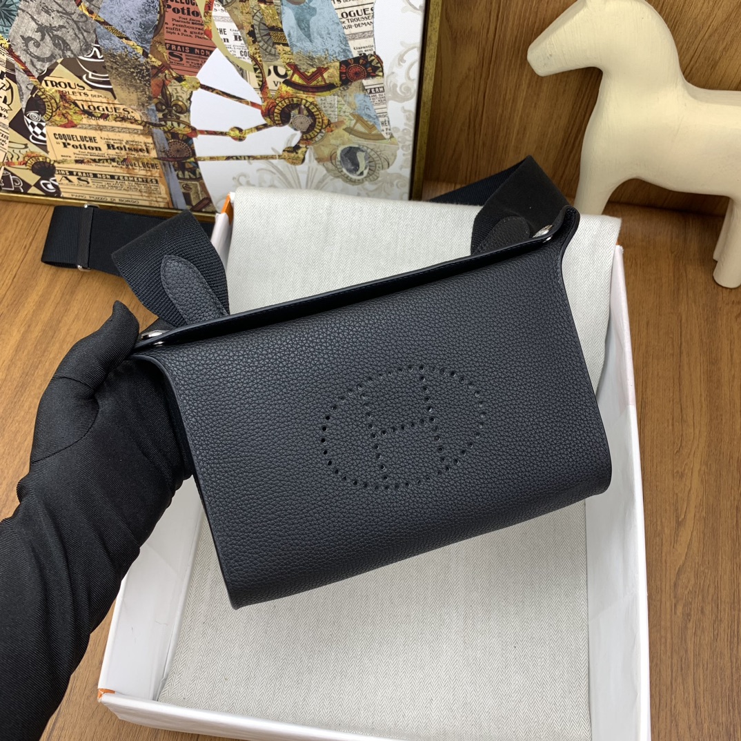 에르메스 비드포쉬 백 토고 누아